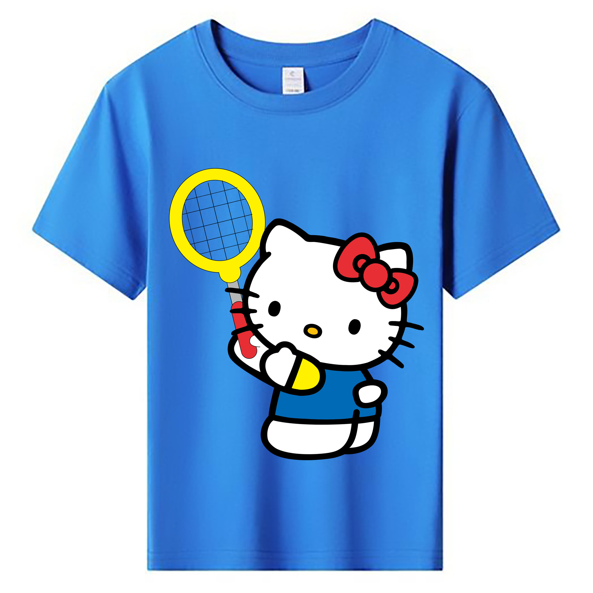 （画像用） Hello Kitty ハローキティ 綿100％キッズTシャツ（フロントプリント）